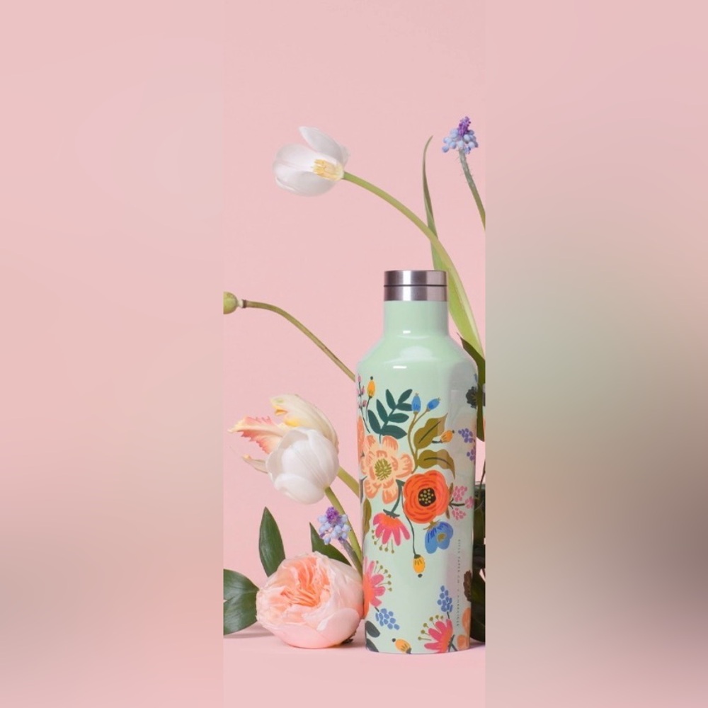 Rifle Paper Co. × Corkcicle 16oz Canteen/Bottle. Sold Out At Anthropologie Read